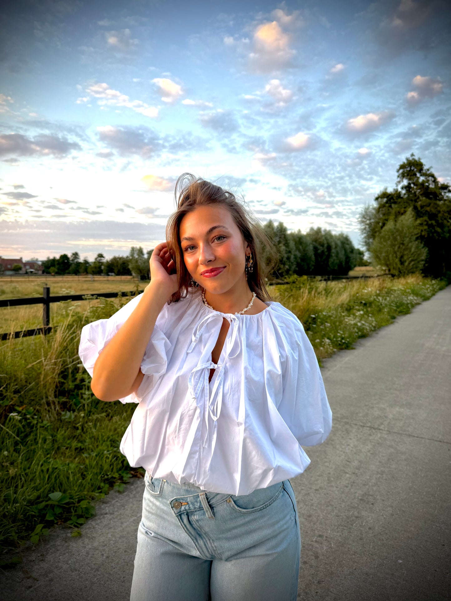 Ivy blouse white