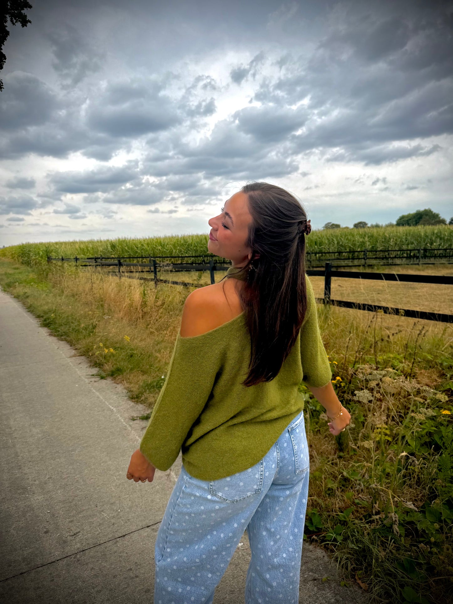 Mara pull - olive