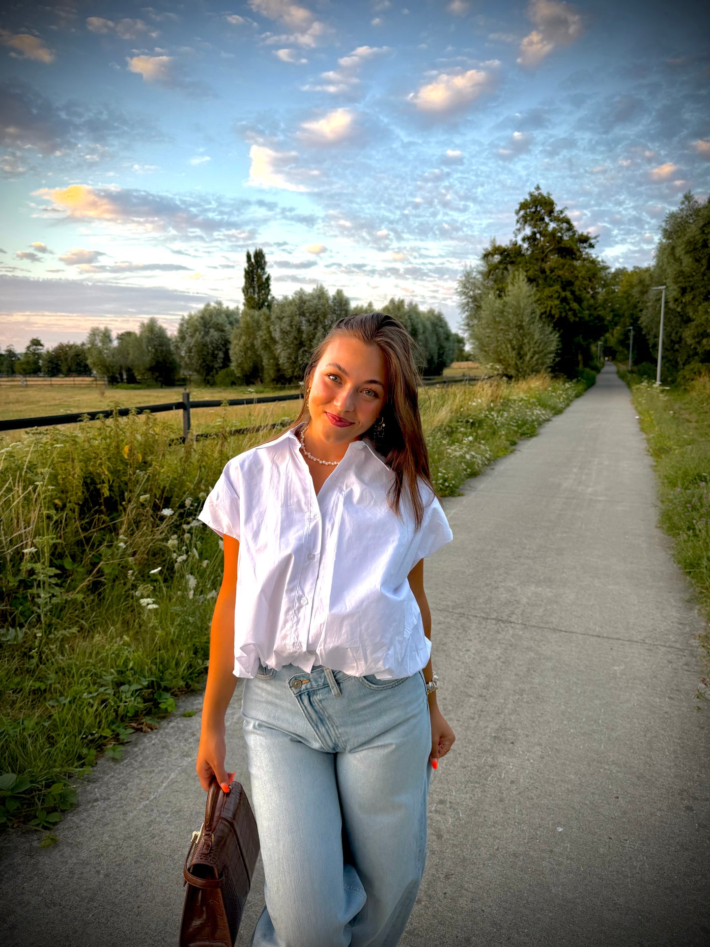 Luna blouse white
