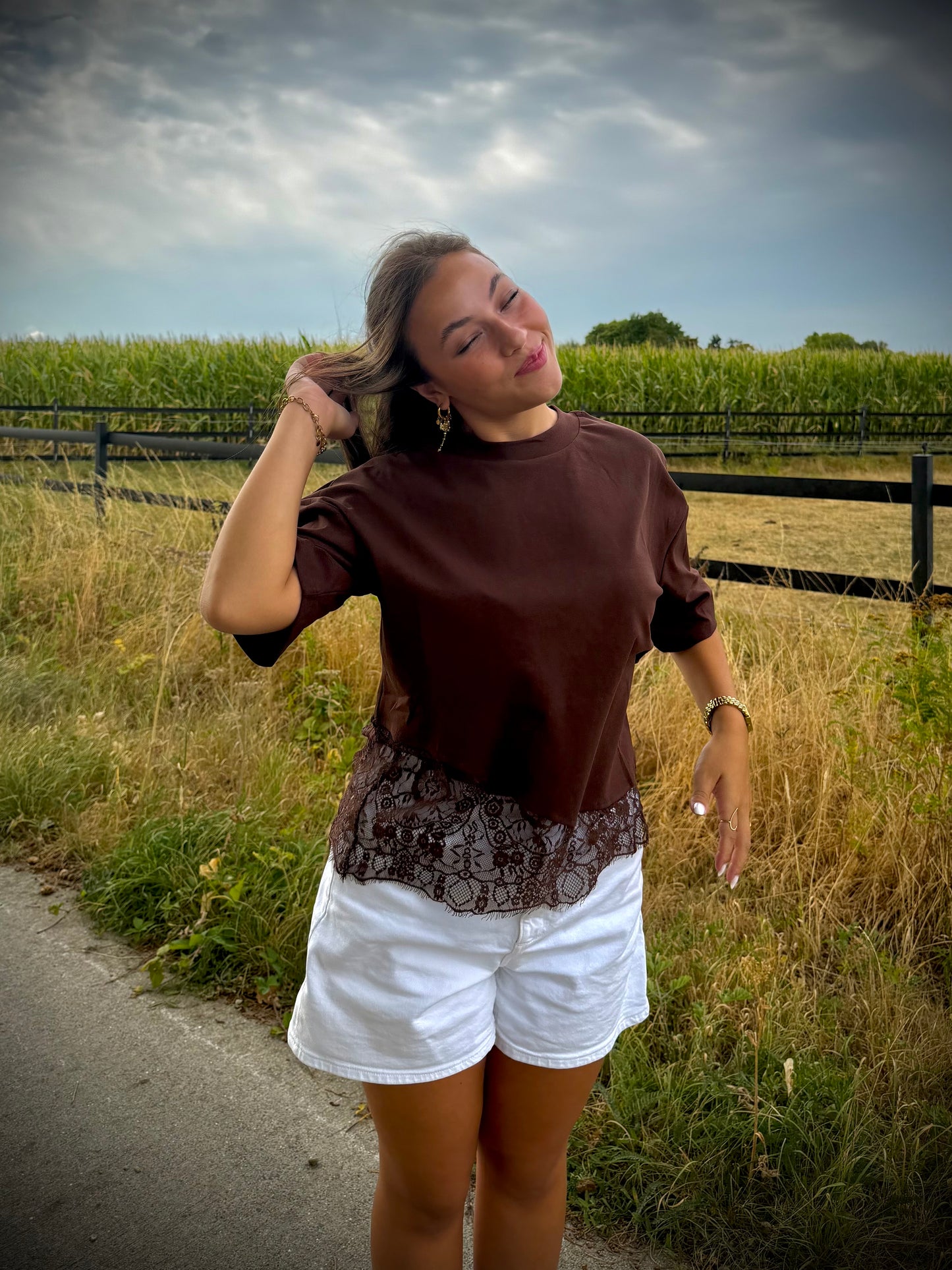 Léa Tee - brown