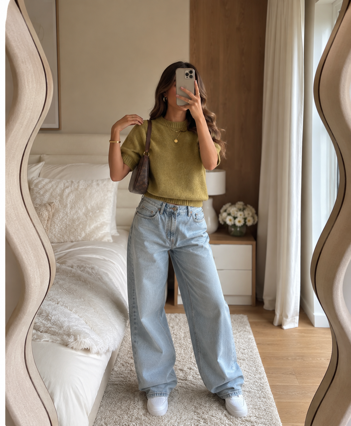 Maya pull - olive green