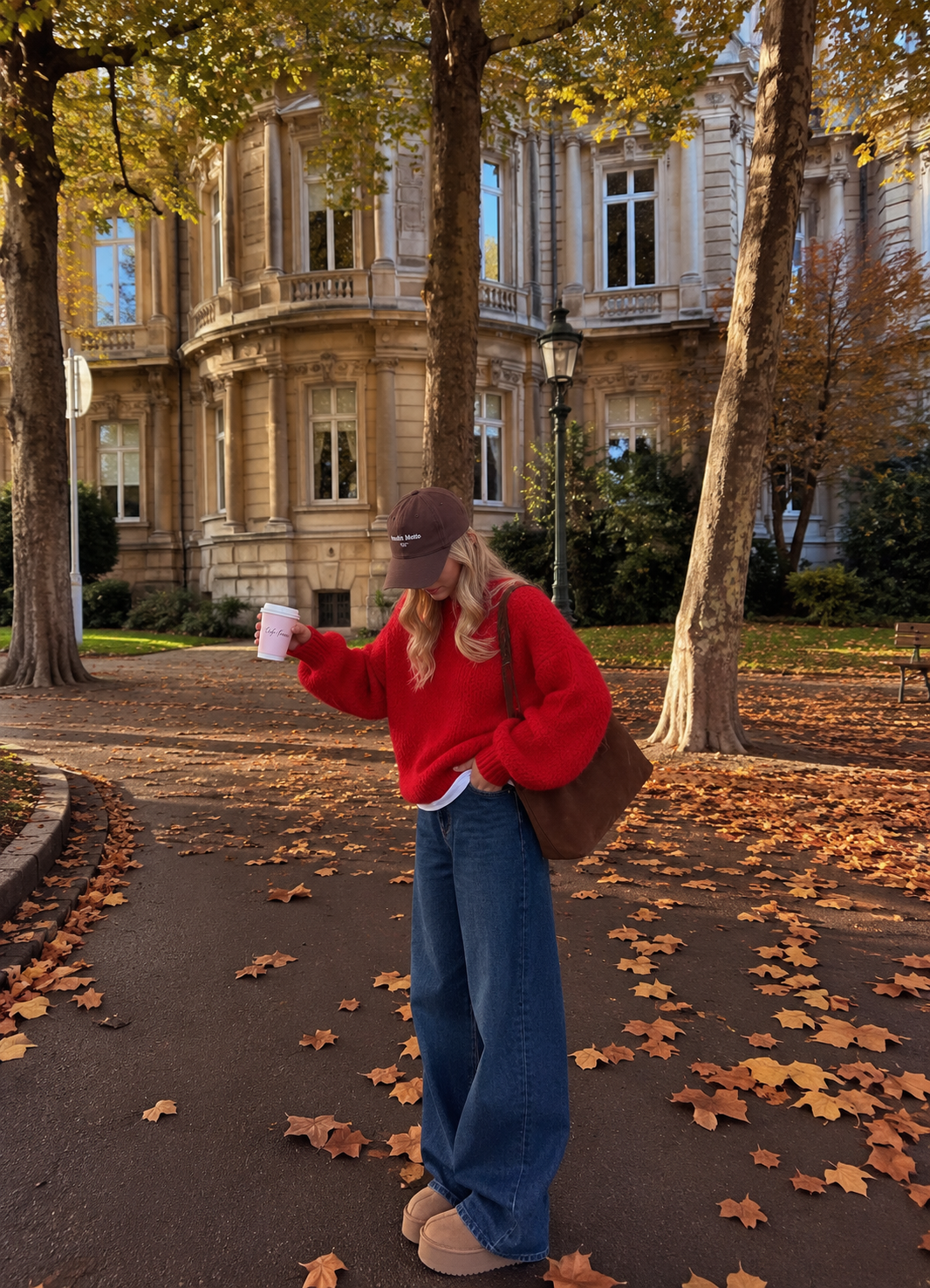 Lola sweater - red
