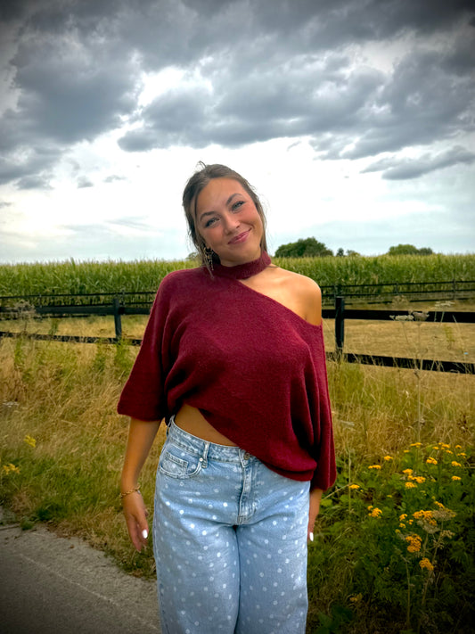 Mara pull - Burgundy