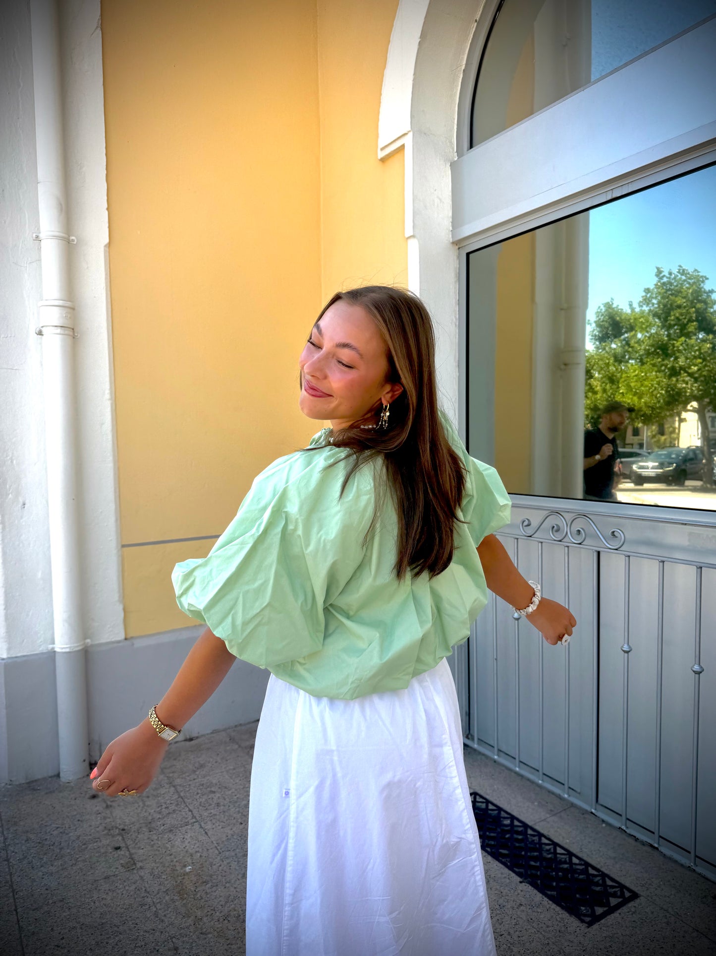 Ivy blouse green