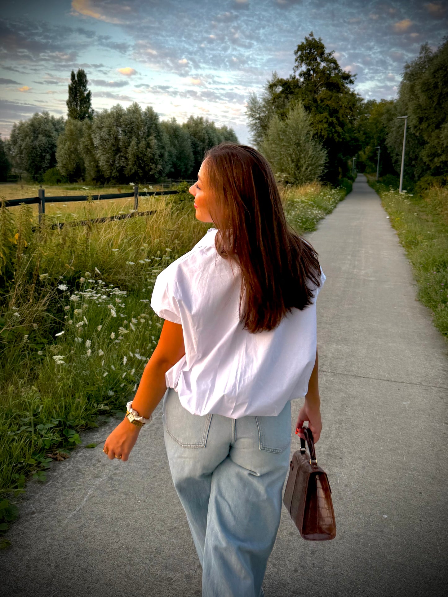Luna blouse white