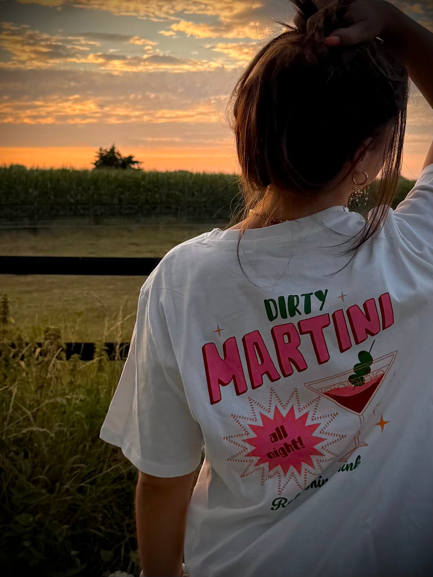 Dirty martini t-shirt
