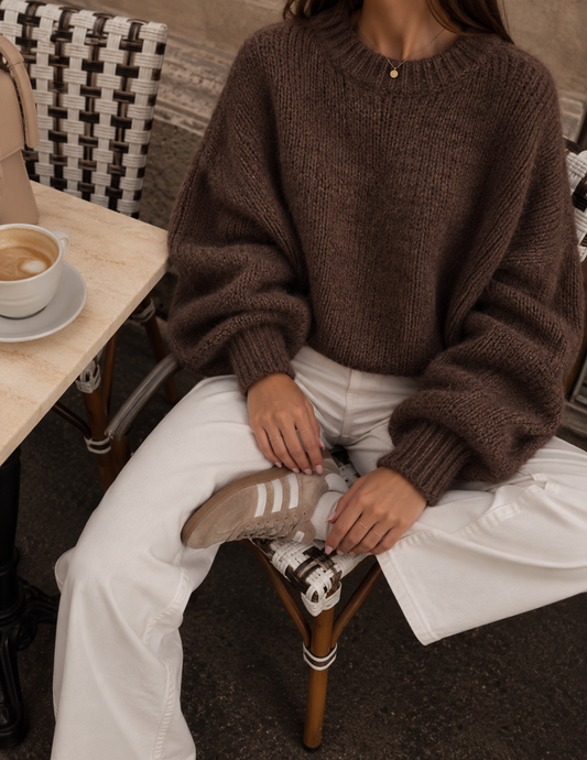Lola sweater - chocolate brown