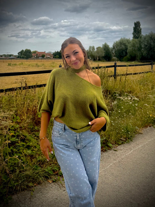 Mara pull - olive