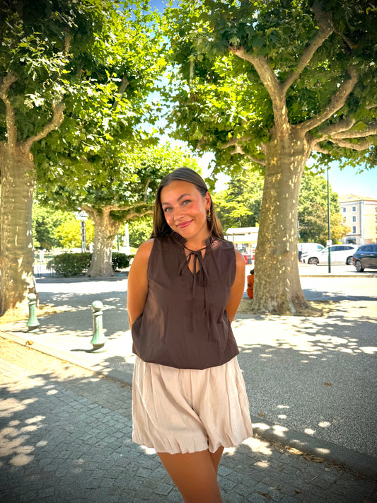 Mocha blouse