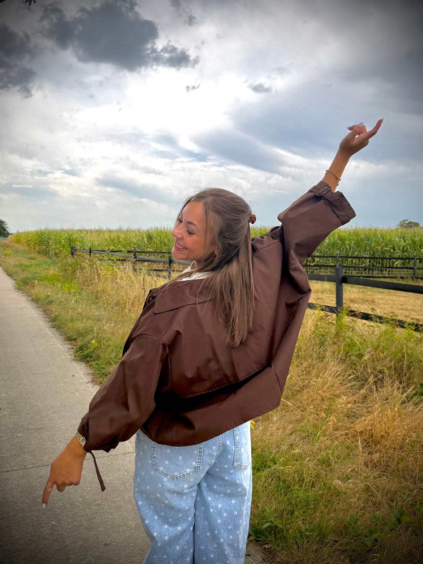 Sophie trench - brown