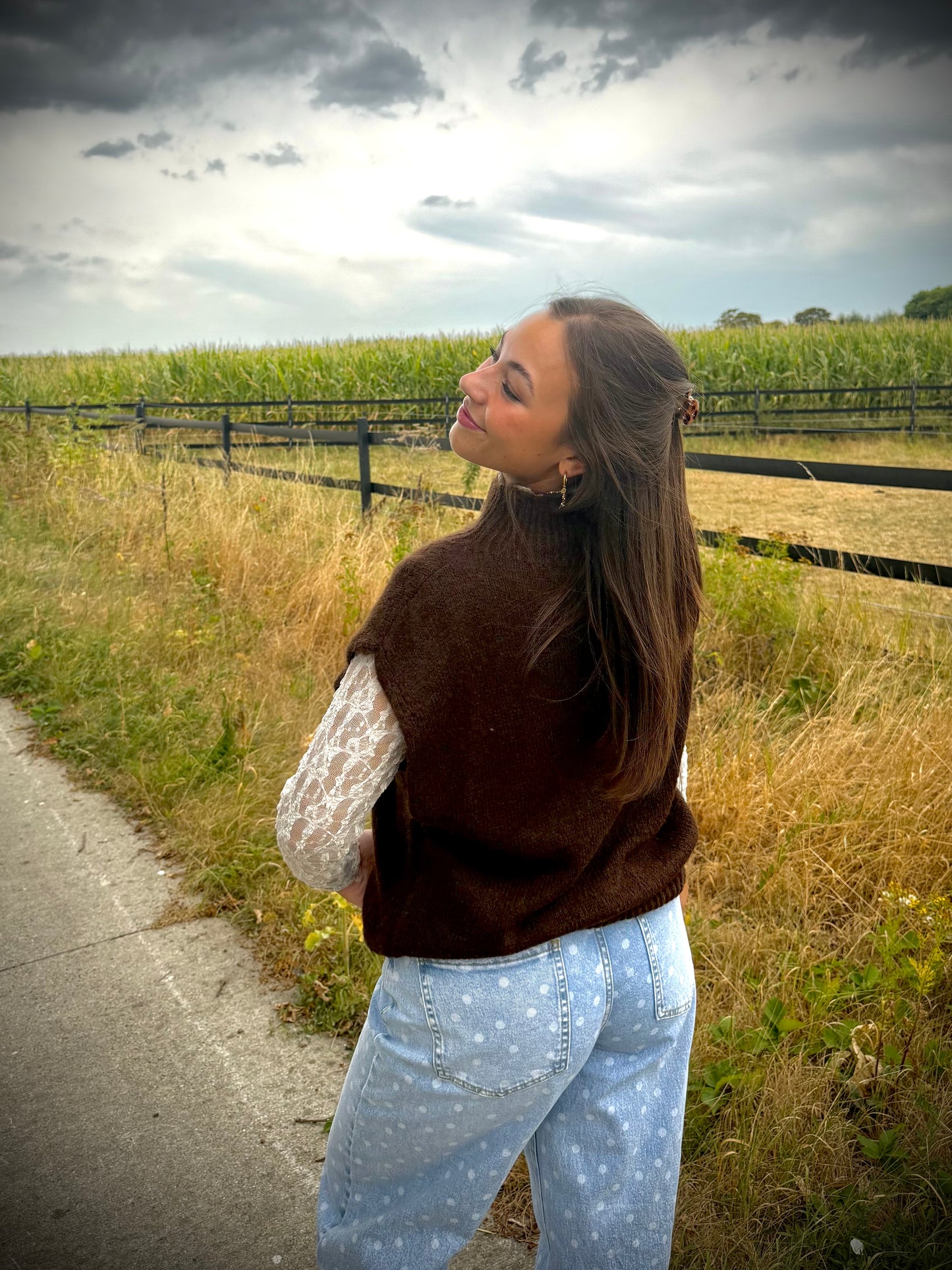 Lace Layer Knit