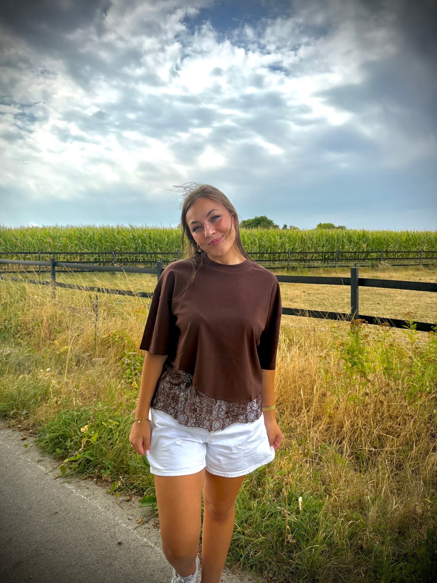 Léa Tee - brown