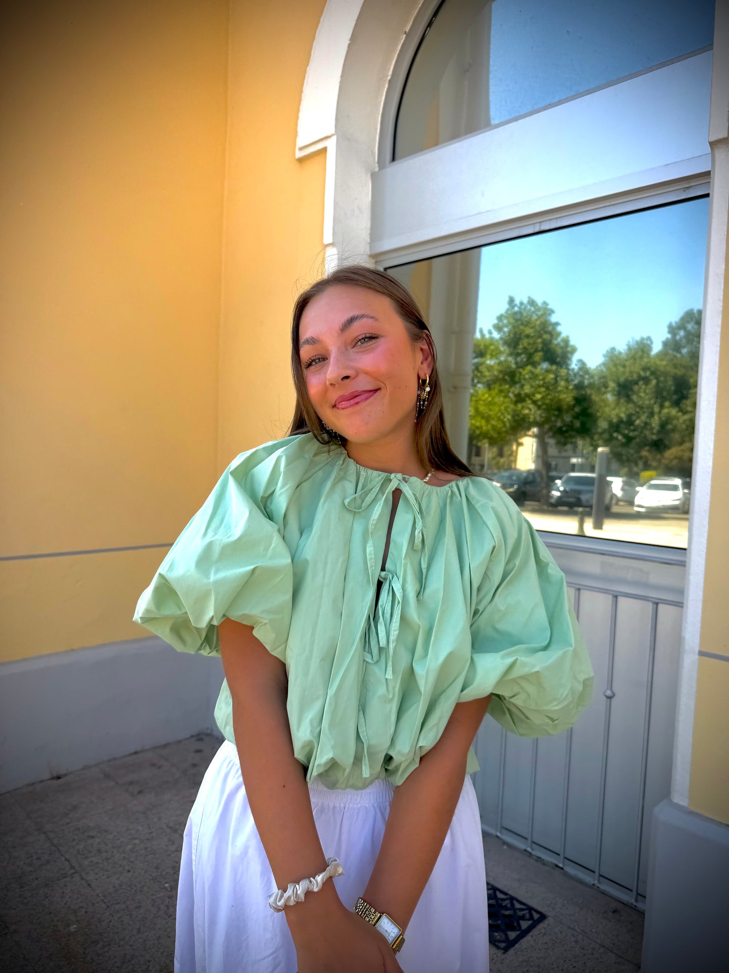 Ivy blouse green