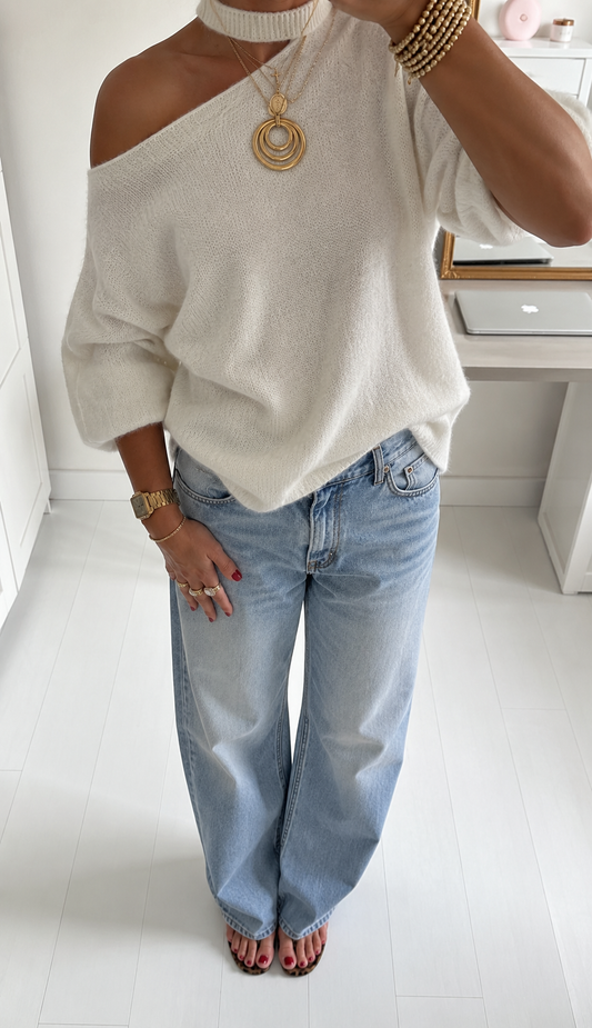 Mara pull - white